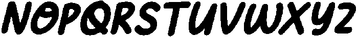 CS Givera Italic otf (400) Font UPPERCASE
