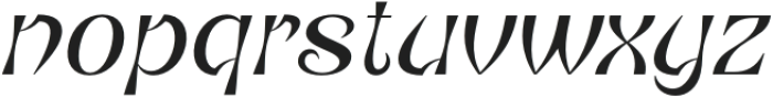 CS Gladys Italic otf (400) Font LOWERCASE