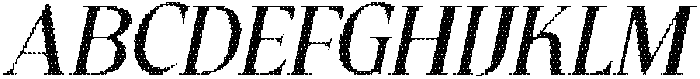 CS Glancie Disco Italic otf (400) Font UPPERCASE