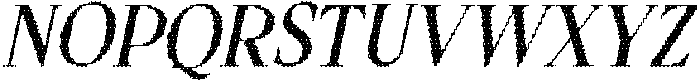 CS Glancie Disco Italic otf (400) Font UPPERCASE