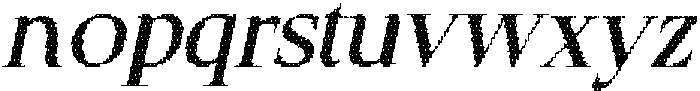 CS Glancie Disco Italic otf (400) Font LOWERCASE