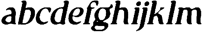 CS Glancie Drawn Italic otf (400) FONT