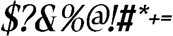 CS Glancie Italic otf (400) Font OTHER CHARS