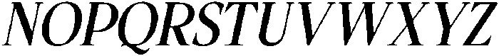 CS Glancie Italic otf (400) Font UPPERCASE