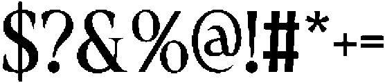 CS Glancie Regular otf (400) Font OTHER CHARS