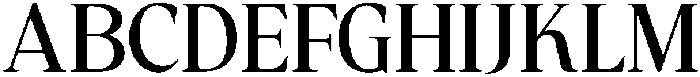 CS Glancie Regular otf (400) Font UPPERCASE