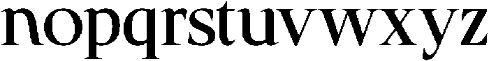 CS Glancie Regular otf (400) Font LOWERCASE