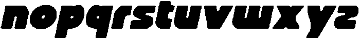 CS Glastic Drawn Italic otf (400) Font LOWERCASE