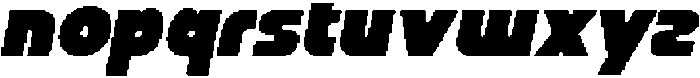 CS Glastic Pixel Regular otf (400) Font LOWERCASE