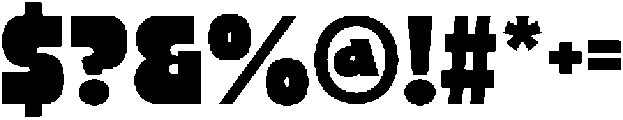 CS Glastic Regular otf (400) Font OTHER CHARS