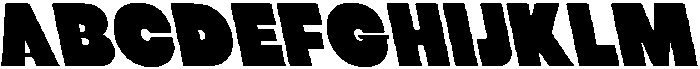 CS Glastic Reverse Italic otf (400) Font UPPERCASE