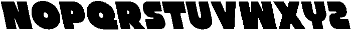 CS Glastic Reverse Italic otf (400) Font UPPERCASE