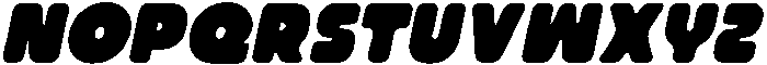 CS Glastic Rounded Italic otf (400) Font UPPERCASE