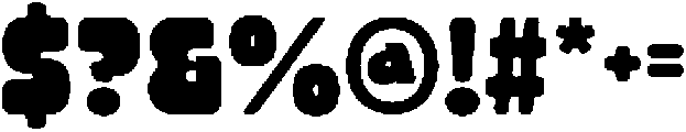CS Glastic Rounded Regular otf (400) Font OTHER CHARS