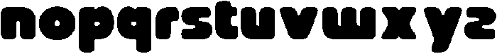 CS Glastic Rounded Regular otf (400) Font LOWERCASE