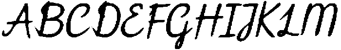 CS Glinka Drawn Italic otf (400) Font UPPERCASE
