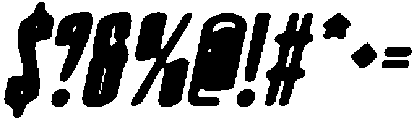 CS Glister Drawn Italic otf (400) Font OTHER CHARS