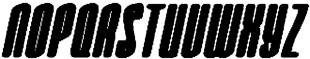 CS Glister Drawn Italic otf (400) Font UPPERCASE