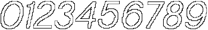 CS Glodive Pixel Outline otf (400) Font OTHER CHARS