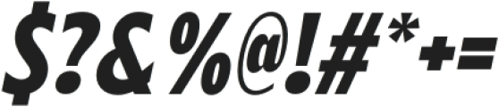 CS Glover Italic otf (400) Font OTHER CHARS