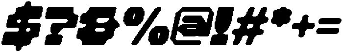 CS Goals Drawn Italic otf (400) Font OTHER CHARS
