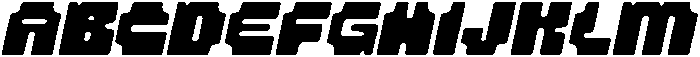 CS Goals Drawn Italic otf (400) Font UPPERCASE