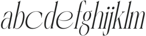 CS Golder Italic otf (400) Font LOWERCASE