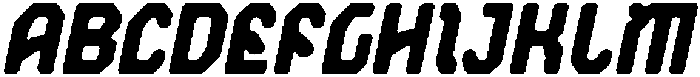 CS Golem Drawn Italic otf (400) Font UPPERCASE