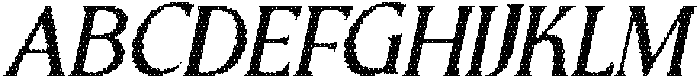 CS Gomez Disco Italic otf (400) Font UPPERCASE
