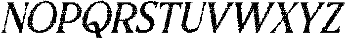 CS Gomez Disco Italic otf (400) Font UPPERCASE