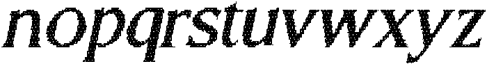 CS Gomez Disco Italic otf (400) Font LOWERCASE