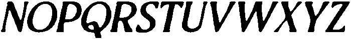 CS Gomez Drawn Italic otf (400) Font UPPERCASE