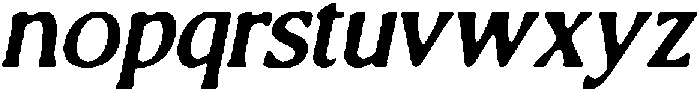CS Gomez Drawn Italic otf (400) Font LOWERCASE