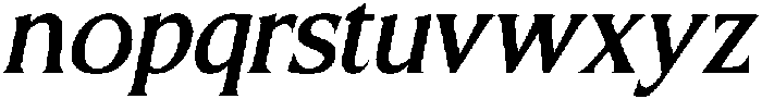 CS Gomez Italic otf (400) Font LOWERCASE