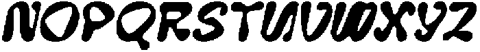 CS Gorila Drawn Italic otf (400) Font UPPERCASE