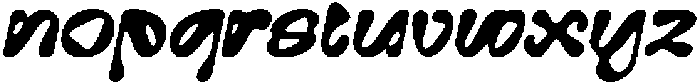 CS Gorila Drawn Italic otf (400) Font LOWERCASE