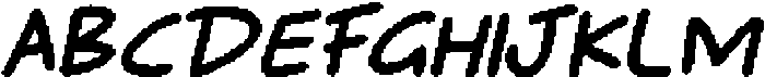 CS Gracila Pixel Regular otf (400) Font UPPERCASE