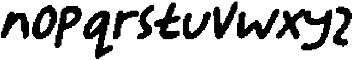 CS Gracila Pixel Regular otf (400) Font LOWERCASE