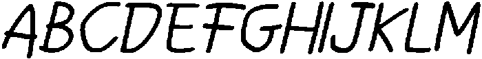 CS Gradie Italic otf (400) Font UPPERCASE