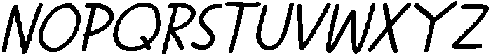 CS Gradie Italic otf (400) Font UPPERCASE