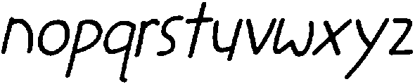 CS Gradie Italic otf (400) Font LOWERCASE