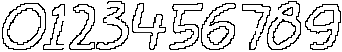 CS Gradie Pixel Outline otf (400) Font OTHER CHARS