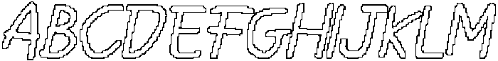 CS Gradie Pixel Outline otf (400) Font
