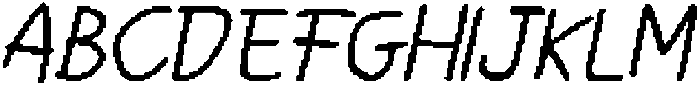 CS Gradie Pixel Regular otf (400) Font UPPERCASE