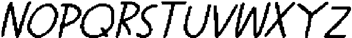 CS Gradie Pixel Regular otf (400) Font UPPERCASE