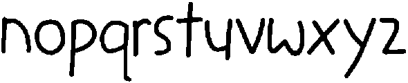 CS Gradie Regular otf (400) Font LOWERCASE