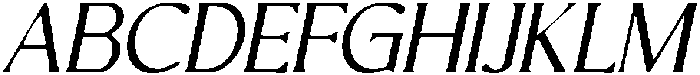 CS Granvile Drawn Italic otf (400) Font
