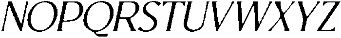 CS Granvile Drawn Italic otf (400) Font UPPERCASE