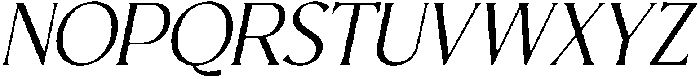 CS Granvile Italic otf (400) Font UPPERCASE