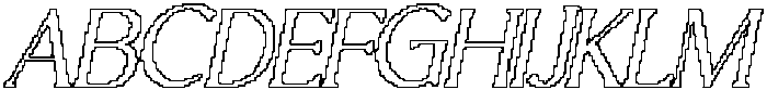 CS Granvile Pixel Outline otf (400) Font